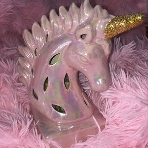 Cermanic Pink Unicorn with Lavender scented Sac